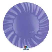 Piatto di Carta 25cm Smerlato Wavy Lavanda 6pz Viola "Purple"