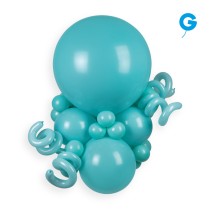 Palloncino in Lattice 5" A50 Acquamarina "Aquamarine 050" 100pz Gemar Standard 5" A50