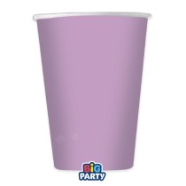 Bicchiere di Carta 250ml Wavy Lilla 6pz Lilla "Lilac"