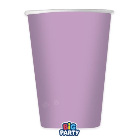 Bicchiere di Carta 250ml Wavy Lilla 6pz Lilla "Lilac"