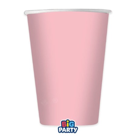 Bicchiere di Carta 250ml Wavy Rosa Baby 6pz Rosa "Pink"