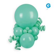 Palloncino in Lattice 10" G90 Verde Menta "Mint Green 077" 100pz Gemar Standard 10" G90
