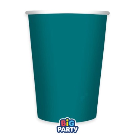 Bicchiere di Carta 250ml Wavy Ottanio 6pz