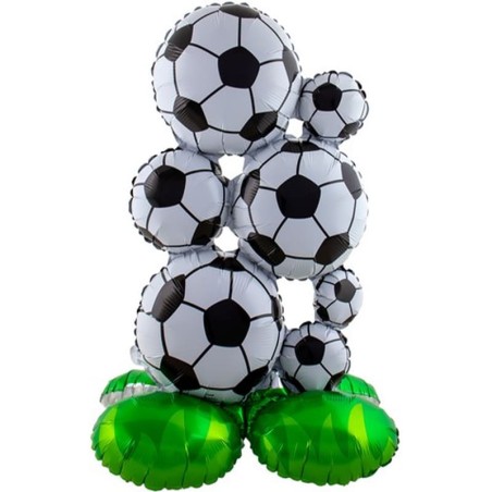 Palloncino in Foil 31" Standup 7 Palloni da Calcio "Footballs" Calcio