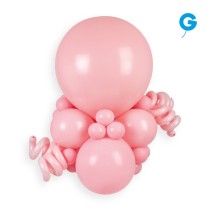 Palloncino in Lattice 13" G120 Rosa Baby "Baby Pink 073" 50pz Gemar Standard 13" G120