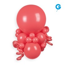Palloncino in Lattice 19" G19 Corallo "Corallo 078" 25pz Gemar Standard 19" G19
