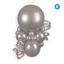 Palloncino in Lattice 31" GM30 Argento "Silver 038" Gemar Standard 31" G30