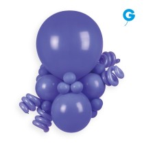 Palloncino in Lattice 1" Modellabile D2 Pervinca "Periwinkle 075" 100pz Gemar Standard Modellabili 1" D2
