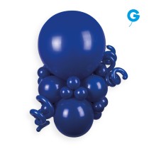 Palloncino in Lattice 2” Modellabile D4 Blu Royal "Royal Blue 046" 100pz Gemar Standard Modellabili 2" D4