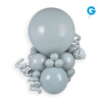 Palloncino in Lattice 3” Modellabile D6 Grigio "Gray 070" 50pz Gemar Standard Modellabili 3" D6