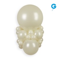 Palloncino in Lattice 5” AM50 Avorio Metallizzato "Ivory 058” 100pz Gemar Metallic 5" AM50