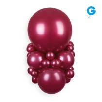 Palloncino in Lattice 13” GM120 Bordeaux Metallizzato "Burgundy 052" 50pz Gemar Metallic 13" GM120