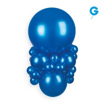 Palloncino in Lattice 13” GM120 Blu Oceano Metallizzato "Ocean Blue 054” 50pz Gemar Metallic 13" GM120