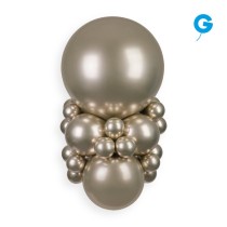 Palloncino in Lattice 5" AB50 Prosecco "Shiny Prosecco 085" 100pz Gemar Shiny "Round"