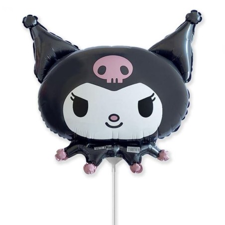 Palloncino in Foil 14" Mini Shape Kuromi Nero Kuromi