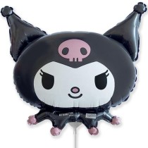 Palloncino in Foil 14" Mini Shape Kuromi Nero Kuromi
