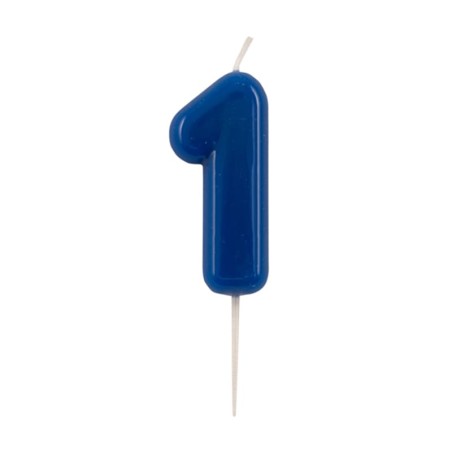 Candelina Laccata 10.5cm Glossy Blu Royal N.1