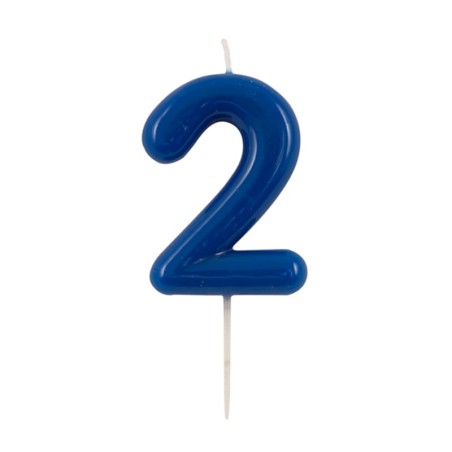 Candelina Laccata 10.5cm Glossy Blu Royal N.2
