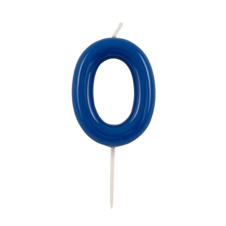 Candelina Laccata 10.5cm Glossy Blu Royal N.0
