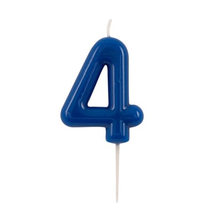 Candelina Laccata 10.5cm Glossy Blu Royal N.4