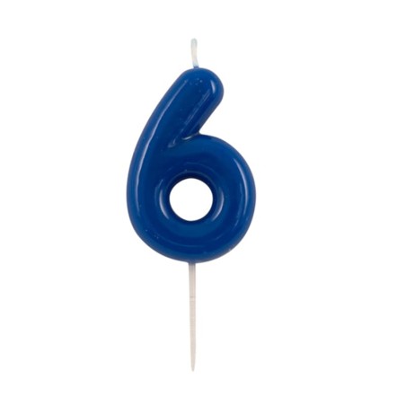 Candelina Laccata 10.5cm Glossy Blu Royal N.6
