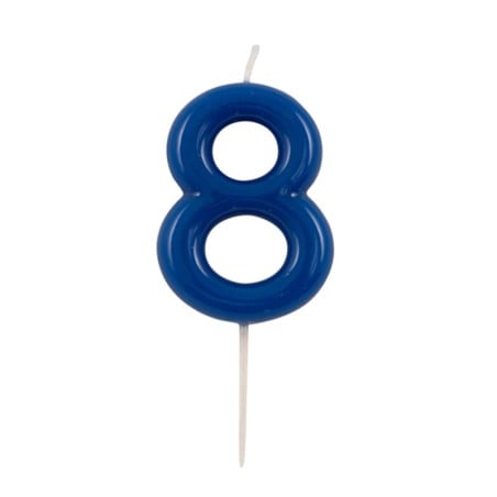 Candelina Laccata 10.5cm Glossy Blu Royal N.8