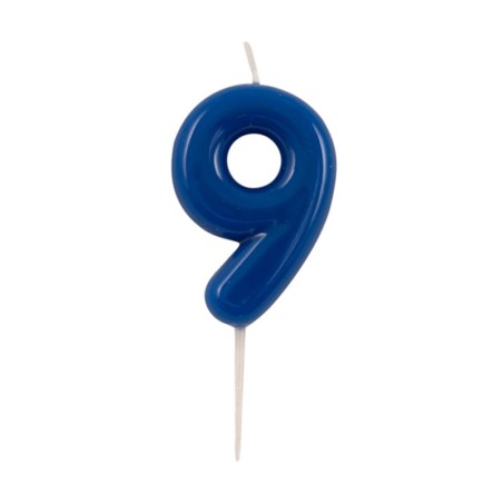 Candelina Laccata 10.5cm Glossy Blu Royal N.9