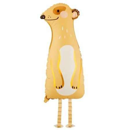Palloncino in Foil 31" Pet Walker Suricato "Meerkat" Palloncini Tema Giungla