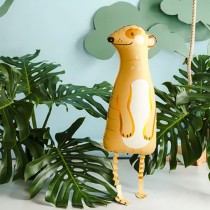 Palloncino in Foil 31" Pet Walker Suricato "Meerkat" Palloncini Tema Giungla