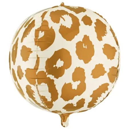Palloncino in Foil 20" Sfera Stampato Ghepardo "Animals Cheetah Print" Animal Print "Safari"
