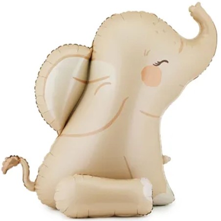 Palloncino in Foil 44" Standup Elefante della Savana seduto