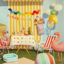 Palloncino in Foil 33" Pet Walker Fenicottero Pesco Satinato Festa Tema Fenicottero "Flamingo"