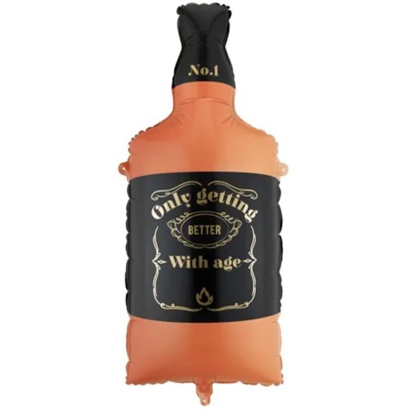 Palloncino in Foil 37" Super Shape Bottiglia di Whisky Food & Drink