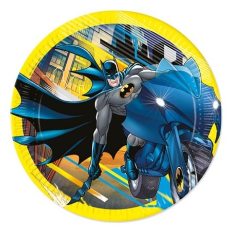 Piatto di Carta 23cm con Batman Rogue Rage 8pz Batman