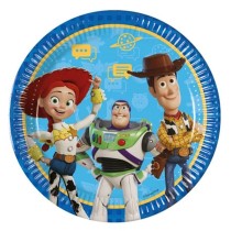 Piatto di Carta 23cm con Toy Story 5 on a Mission Impossible 8pz Toy Story