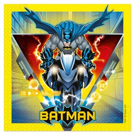 Tovagliolo di Carta 33x33cm con Batman Rogue Rage 20pz Batman