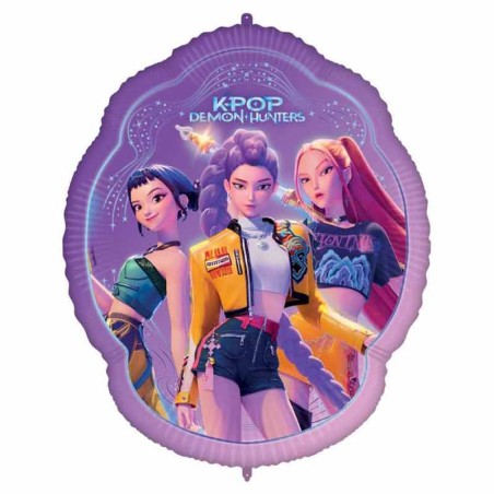 Palloncino in Foil 29" Super Shape con K-Pop Demon Hunters