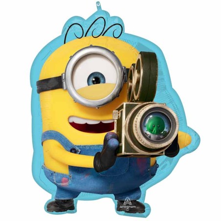 Palloncino in Foil 24" Super Shape Minions con Cinepresa Minions