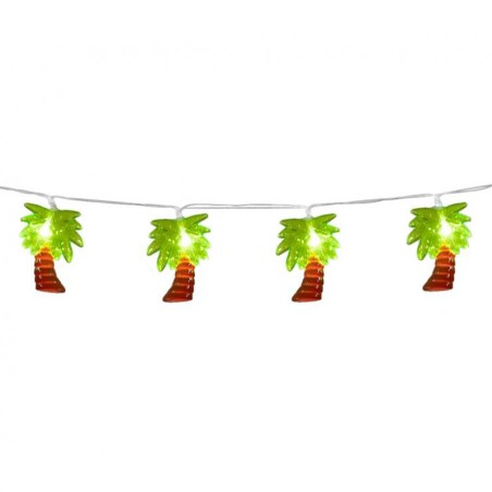 Ghirlanda LED con Palme Tropicali Luminose 140cm Decorazioni Led