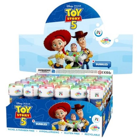 Bolle di Sapone a Tema Toy Story 5 on a Mission Impossible da 60ml - 36pz Toy Story