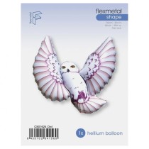 Palloncino in Foil 40" Super Shape Civetta Bianca "Owl" Animali (Uccelli)
