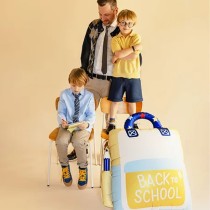 Palloncino in Foil 42" Super Shape Zainetto con Matita "Back To School" Scuola