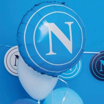 Palloncino in Foil 18" Calcio Azzurro SSC Napoli Napoli