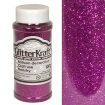 Glitter per Palloncino Fucsia 100gr Glitter Oaktree