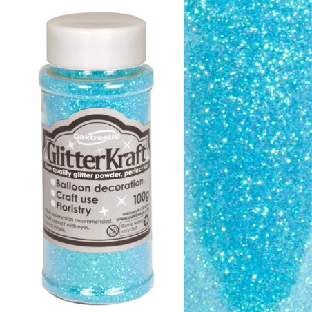 Glitter per Palloncino Topazio 100gr Glitter Oaktree