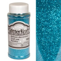 Glitter per Palloncino Turchese 100gr Glitter Oaktree