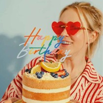 Cake Topper di Plastica 18cm Happy Birthday Multicolor Novità Giugno 2026
