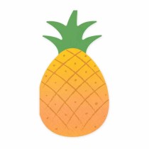 Tovagliolino di Carta 20x37cm Frutta Sagomato Ananas 20pz Festa Tema Frutta