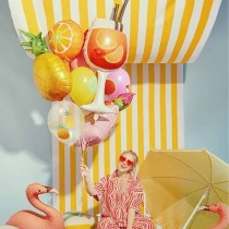 Palloncino in Foil 33" Super Shape Frutta Sagomato Ananas Festa Tema Frutta