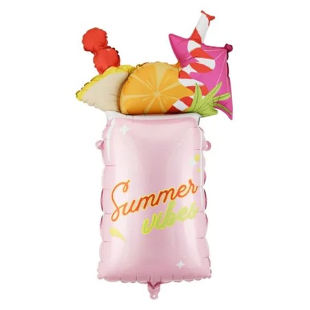 Palloncino in Foil 40" Super Shape Boccaccio da Cocktail "Summer Vibes" Food & Drink